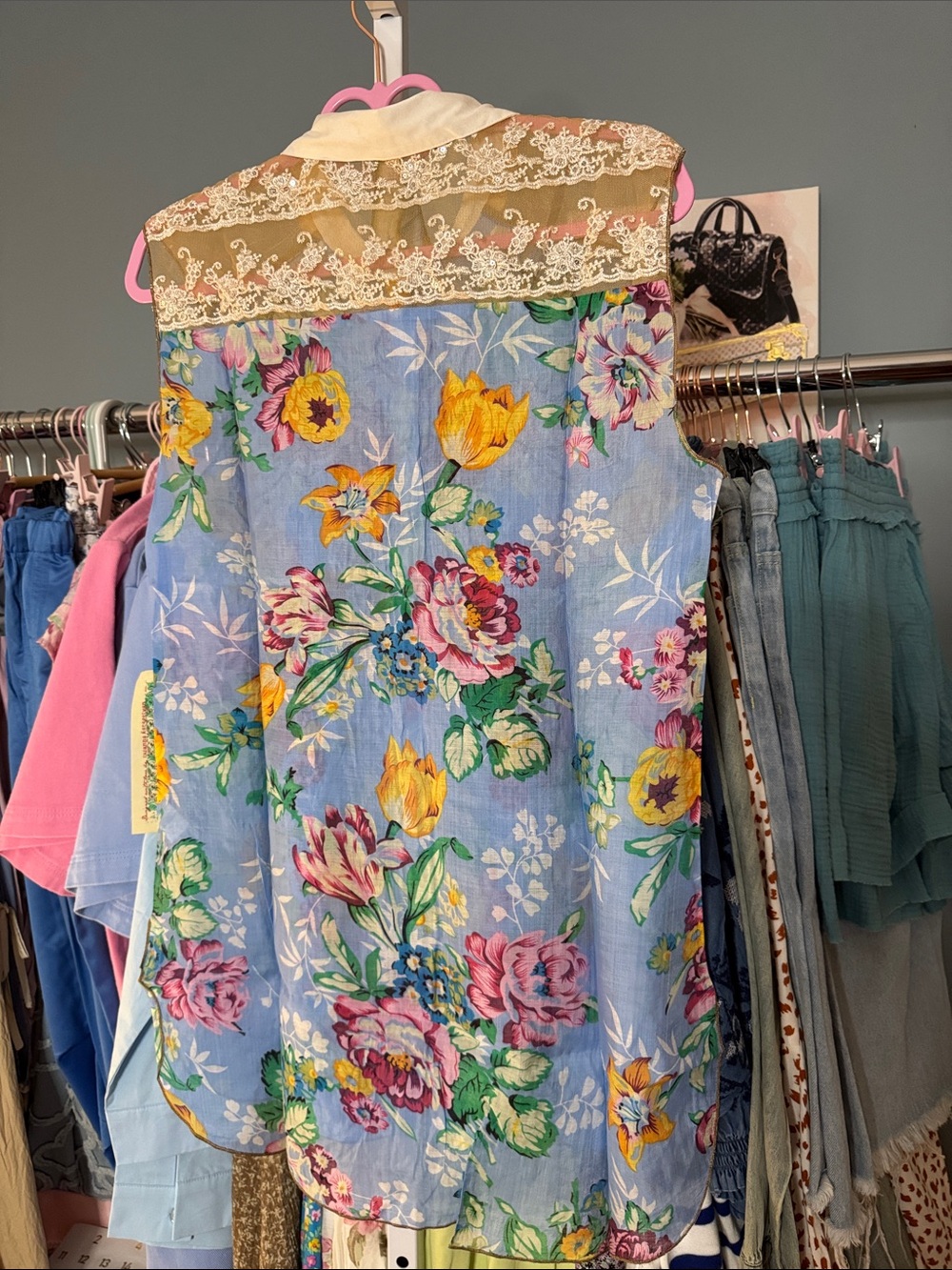 AR3 • "Just Friends" Floral Top by the contemporary clothing line Aratta NWT - Picture 8 of 9